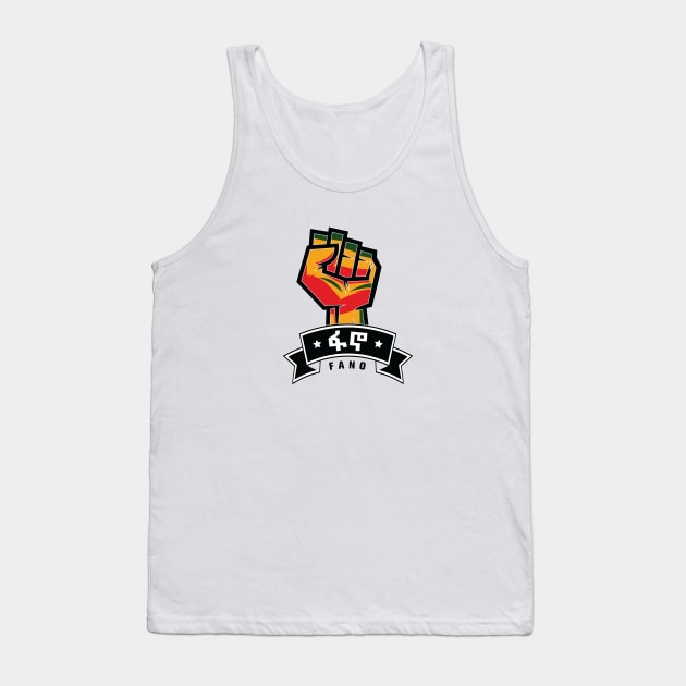 Fano, Amhara Ethiopia Tank Top by Merch House